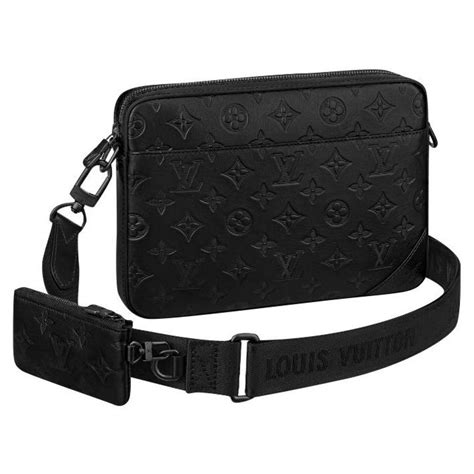 louis vuitton black messenger bag|lv messenger bag men black.